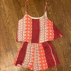 Printed romper